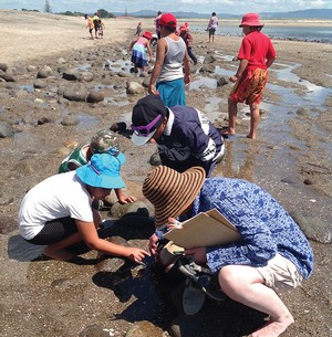 kids at beach